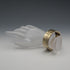 1882 British Vintage Sterling Silver Gilt Bangle 24.5g John Millward Banks