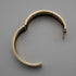 1882 British Vintage Sterling Silver Gilt Bangle 24.5g John Millward Banks
