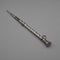 Lápiz mecánico de plata de ley antiguo, circa 1900, extensible, 62-92 mm