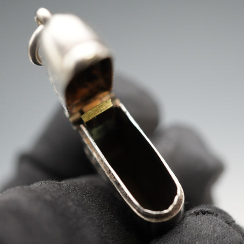 1899 British Antique Sterling Silver Small Vesta Case 11g S&A