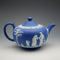 English Antique Wedgwood Teapot Jasperware Wedgwood Blue