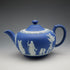 English Antique Wedgwood Teapot Jasperware Wedgwood Blue