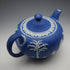 English Antique Wedgwood Teapot Jasperware Wedgwood Blue