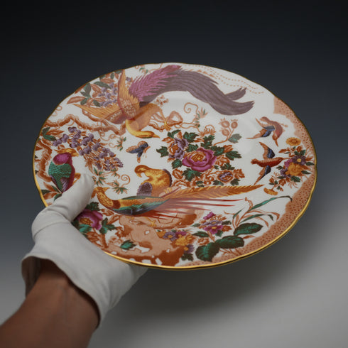 1975, Reino Unido, Royal Crown Derby, "Old Avesbury", plato de cena, 26 cm de diámetro