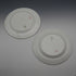 British Antique Aynsley "Black Band & Rose" Side Plates, Pair
