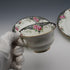 British Antique Aynsley "Black Band & Rose" Teacup Trio