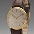 Circa 1980s Garrard men's wristwatch, gold-plated case, 17-jewel mechanical movement, in good working condition