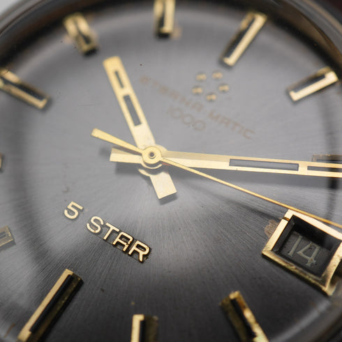 1968 Swiss Eterna-Matic 1000 Five Star men's automatic wristwatch, in good working condition