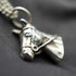 Vintage Sterling Silver Horse Head Charm Pendant, 10.1g total, with Sterling Silver Chain