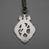 British Antique Sterling Silver Lion Passant Medal, 15.5g total, with Sterling Silver Chain, J&R Griffin