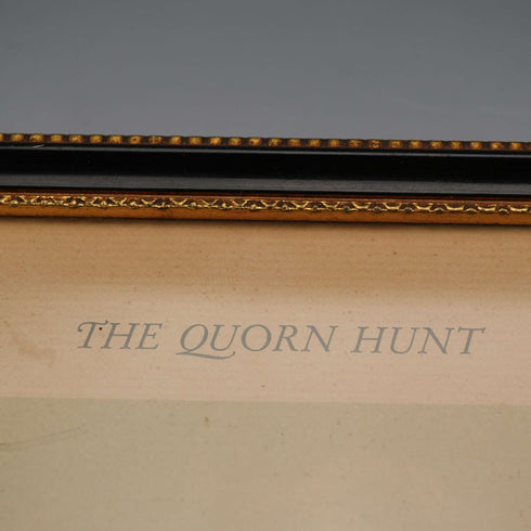 英国ヴィンテージ 額入りスポーツ画 ヘンリー・アルケン『THE QUORN HUNT』