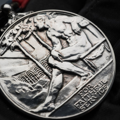 1953 UK "Imperial Service" sterling silver medal, with Royal Mint case