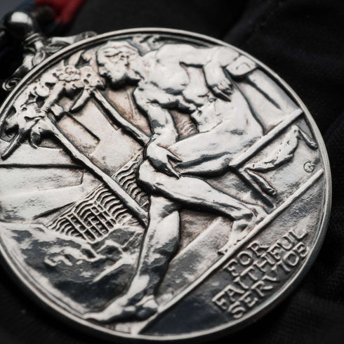 1953 UK "Imperial Service" sterling silver medal, with Royal Mint case
