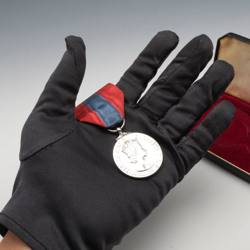 1953 UK "Imperial Service" sterling silver medal, with Royal Mint case