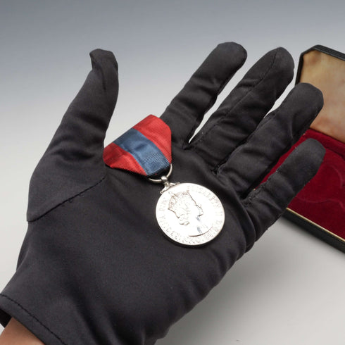 1953 UK "Imperial Service" sterling silver medal, with Royal Mint case