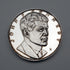 1973 J.F. Kennedy 10th Anniversary Commemorative Pure Silver Medal, 26g, with Case