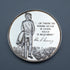 1973 J.F. Kennedy 10th Anniversary Commemorative Pure Silver Medal, 26g, with Case
