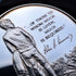 Medalla conmemorativa de plata pura del 10º aniversario del fallecimiento de J.F. Kennedy, 1973, 26g, con estuche