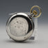 Reloj de bolsillo Longines antiguo de alrededor de 1889, plata 800, caja hunter, 43 mm de diámetro, en buen estado de funcionamiento.