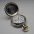 Reloj de bolsillo Longines antiguo de alrededor de 1889, plata 800, caja hunter, 43 mm de diámetro, en buen estado de funcionamiento.