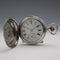 Circa 1919 antique Zenith pocket watch, 900 silver hunter case, 50mm diameter, in good working condition.