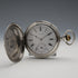 Circa 1919 antique Zenith pocket watch, 900 silver hunter case, 50mm diameter, in good working condition.