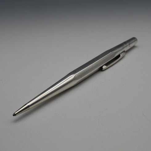 British Vintage Lifelong Sterling Silver Hexagonal Propelling Pencil