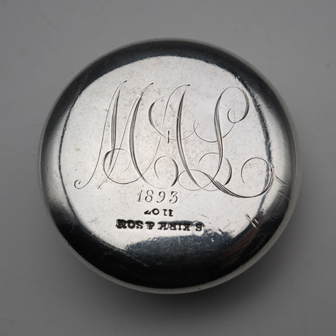 1893년경 미국 앤티크 순은제 소품함 필케이스 25g S Kirk&Son