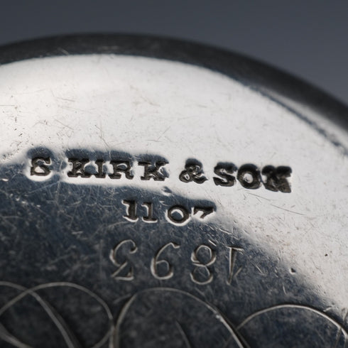 1893년경 미국 앤티크 순은제 소품함 필케이스 25g S Kirk&Son