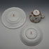 Trio de tazas de té vintage británico Royal Crown Derby "Old Aylesbury", c. 1947, n.º 2