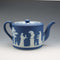 Circa 1900 British Antique Wedgwood Jasperware Drum-Shaped Teapot