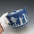 Circa 1900 British Antique Wedgwood Jasperware Drum-Shaped Teapot