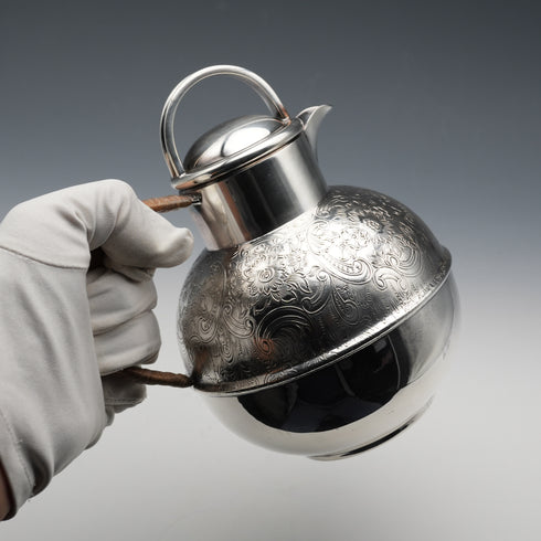 British vintage silver-plated 1.5-pint Jersey jug