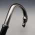 British Vintage Black Shaft Horsehead Handle Walking Stick Cane 88cm