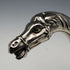British Vintage Black Shaft Horsehead Handle Walking Stick Cane 88cm