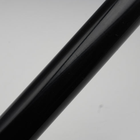 義大利復古黑色桿身純銀狗頭手柄手杖 78cm