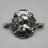 1902 British Antique Art Nouveau Female Relief Sterling Silver Brooch James Deakin & Sons