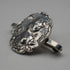 1902 British Antique Art Nouveau Female Relief Sterling Silver Brooch James Deakin & Sons