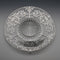 Vintage American Silver-Overlay Glass Plate, 25 cm Diameter