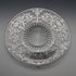 Vintage American Silver-Overlay Glass Plate, 25 cm Diameter