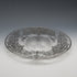 Vintage American Silver-Overlay Glass Plate, 25 cm Diameter