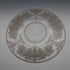 Vintage American Silver-Overlay Glass Plate, 25 cm Diameter