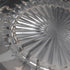 Vintage American Silver-Overlay Glass Plate, 25 cm Diameter