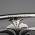 Vintage American Silver-Overlay Glass Plate, 25 cm Diameter