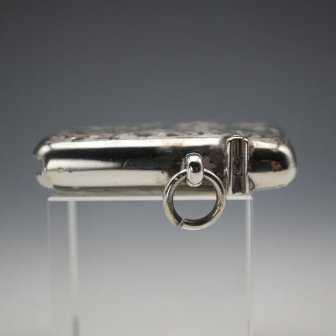 1903 British Antique Sterling Silver Vestas Case 30g WILLIAM HAIR HASELER