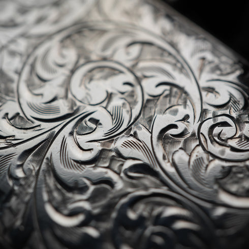 1903 British Antique Sterling Silver Vestas Case 30g WILLIAM HAIR HASELER