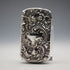 Antique Floral Repoussé Sterling Silver Vest Case 24g