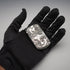 Antique Floral Repoussé Sterling Silver Vest Case 24g