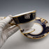英國復古 Royal Crown Derby「葡萄藍」茶杯與茶碟①