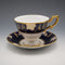 英國復古 Royal Crown Derby「葡萄藍」茶杯與茶碟②
